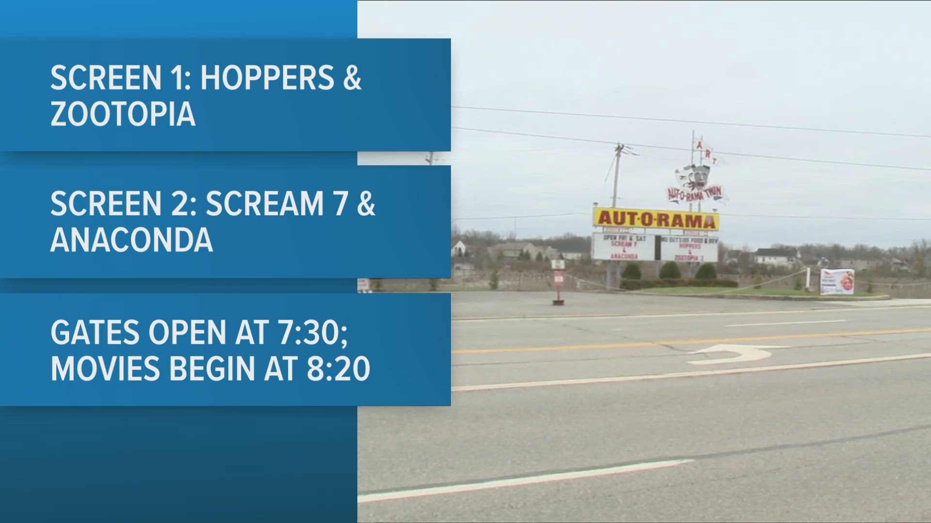Drive-in movies return to North Ridgeville as Aut-O-Rama opens for 2026 ...