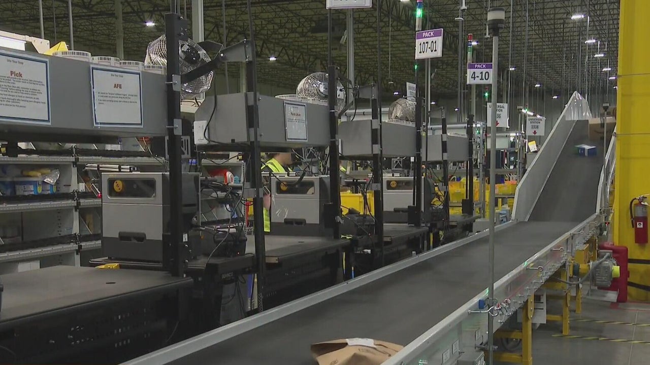 Behind-the-scenes look at first-of-its-kind Amazon facility in Pennsylvania