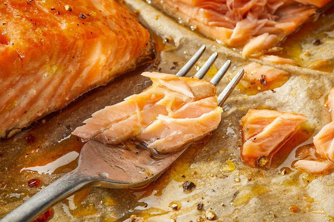 Hot honey salmon