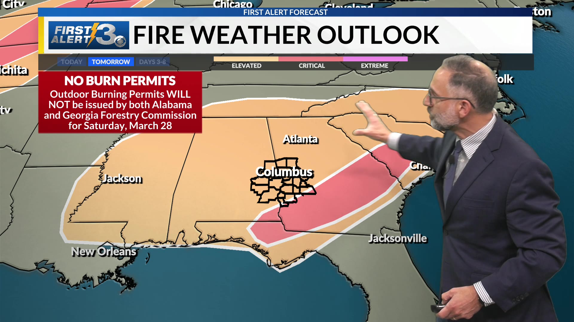 Cooler & dry, fire danger Saturday as red flag conditions develop: Bob ...