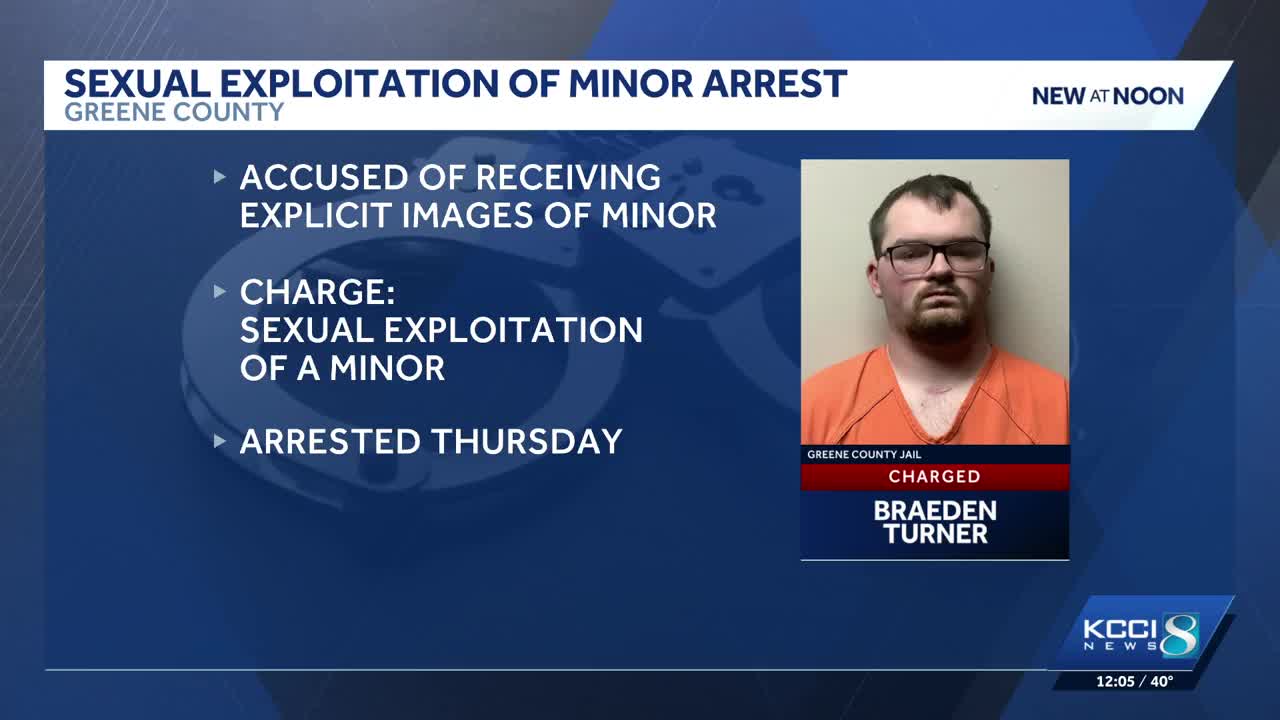 Greene County man charged with sexual exploitation of a minor