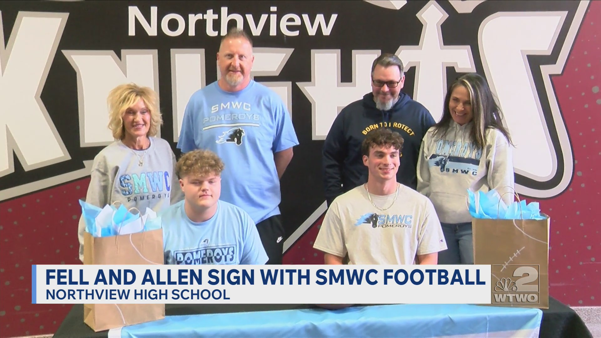 Northview's Fell and Allen sign with SMWC football