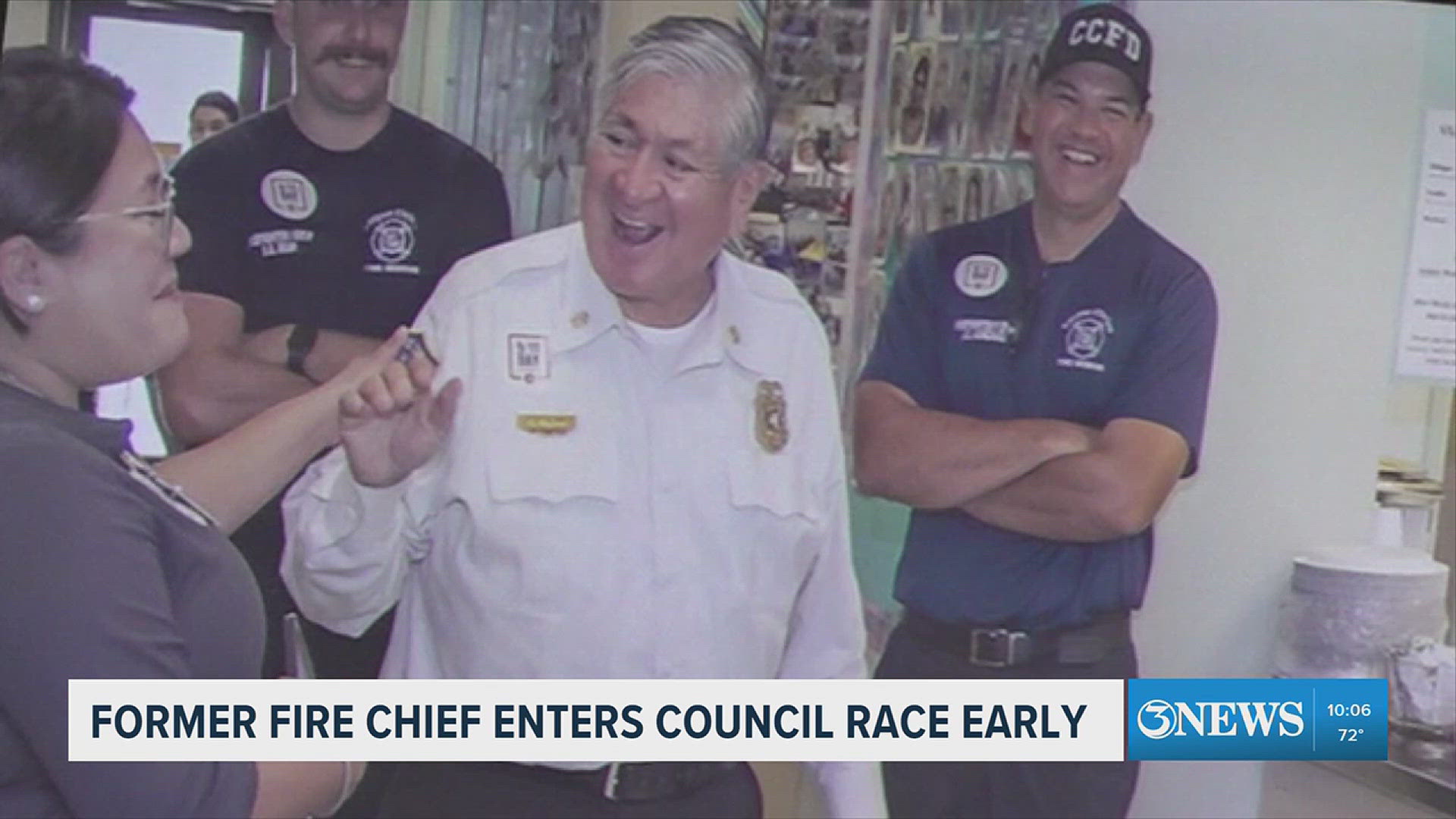 Former CCFD fire chief Robert Rocha announces run for city council