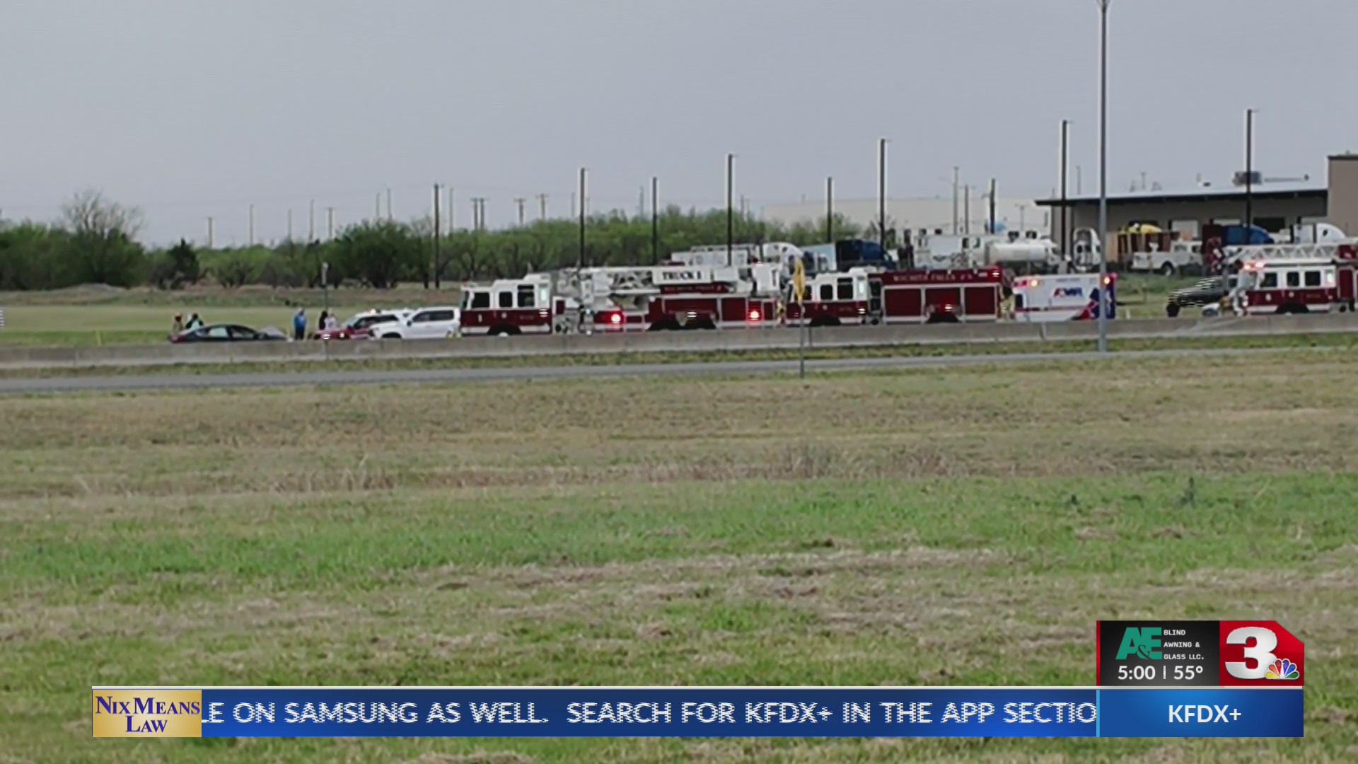 Major crash shuts down highway in Wichita Falls