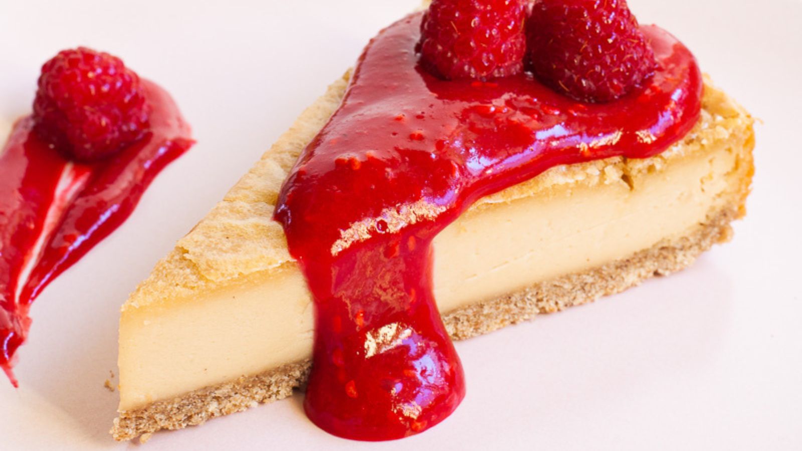 <p>This <a href="https://mypureplants.com/vegan-cheesecake-baked/">vegan New York-style cheesecake</a> is a dreamy dessert with a velvety texture and a tangy flavor that perfectly complements the bright raspberry sauce. Made with only five whole food ingredients, it’s oil-free and gluten-free, making it a healthier treat without sacrificing taste.</p> <p><strong>Recipe: <a href="https://mypureplants.com/vegan-cheesecake-baked/">baked vegan cheesecake</a></strong></p>