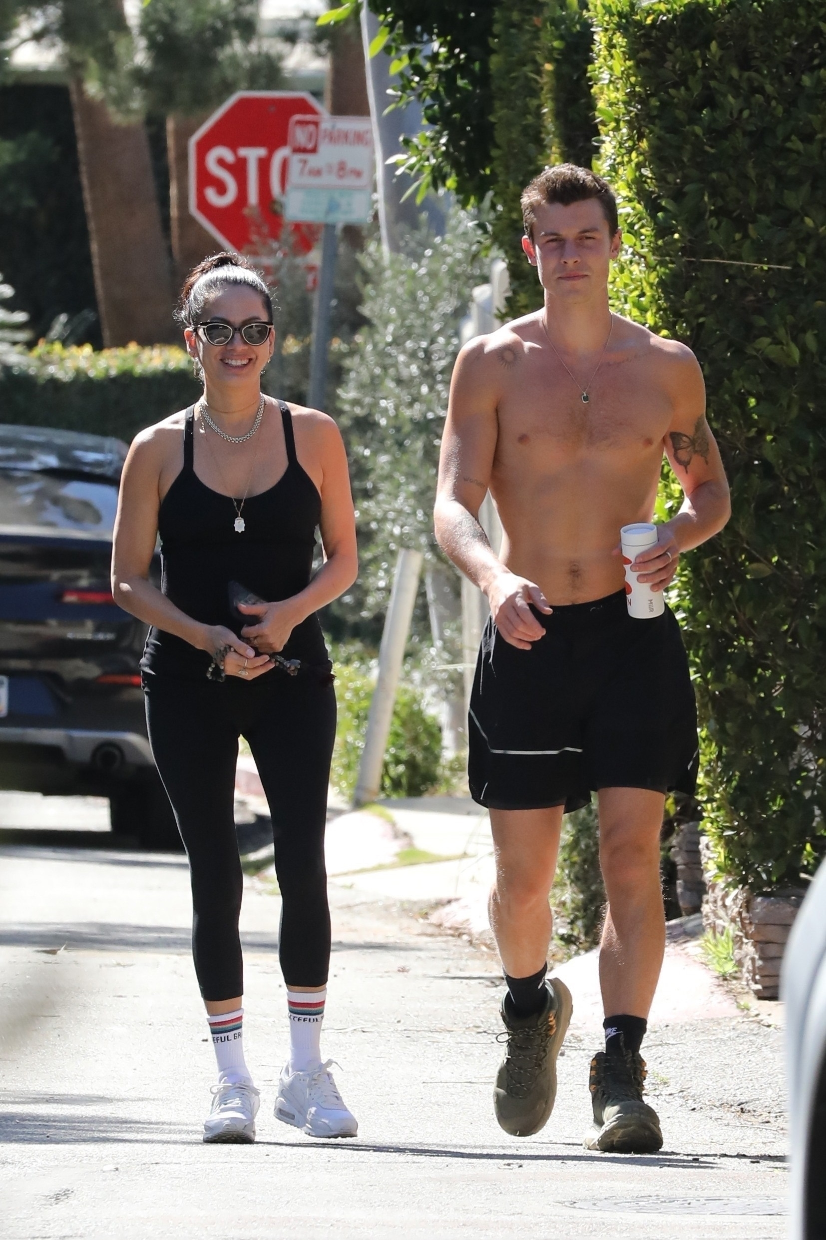 <p>Are they or aren't they? Since the summer of 2022, there's been speculation that pop star Shawn Mendes might be seeing chiropractor Jocelyne Miranda, a stunner who's 26 years his senior. Romance reports have flourished ever since the pair were spotted together having lunch, heading to a Grammys afterparty, going on a grocery run and chilling at Shawn's Los Angeles home. In February 2023, a 24-year-old Shawn and a 50-year-old Jocelyne were snapped spending time together yet again on a hike at L.A.'s Runyon Canyon Park (pictured).</p>
