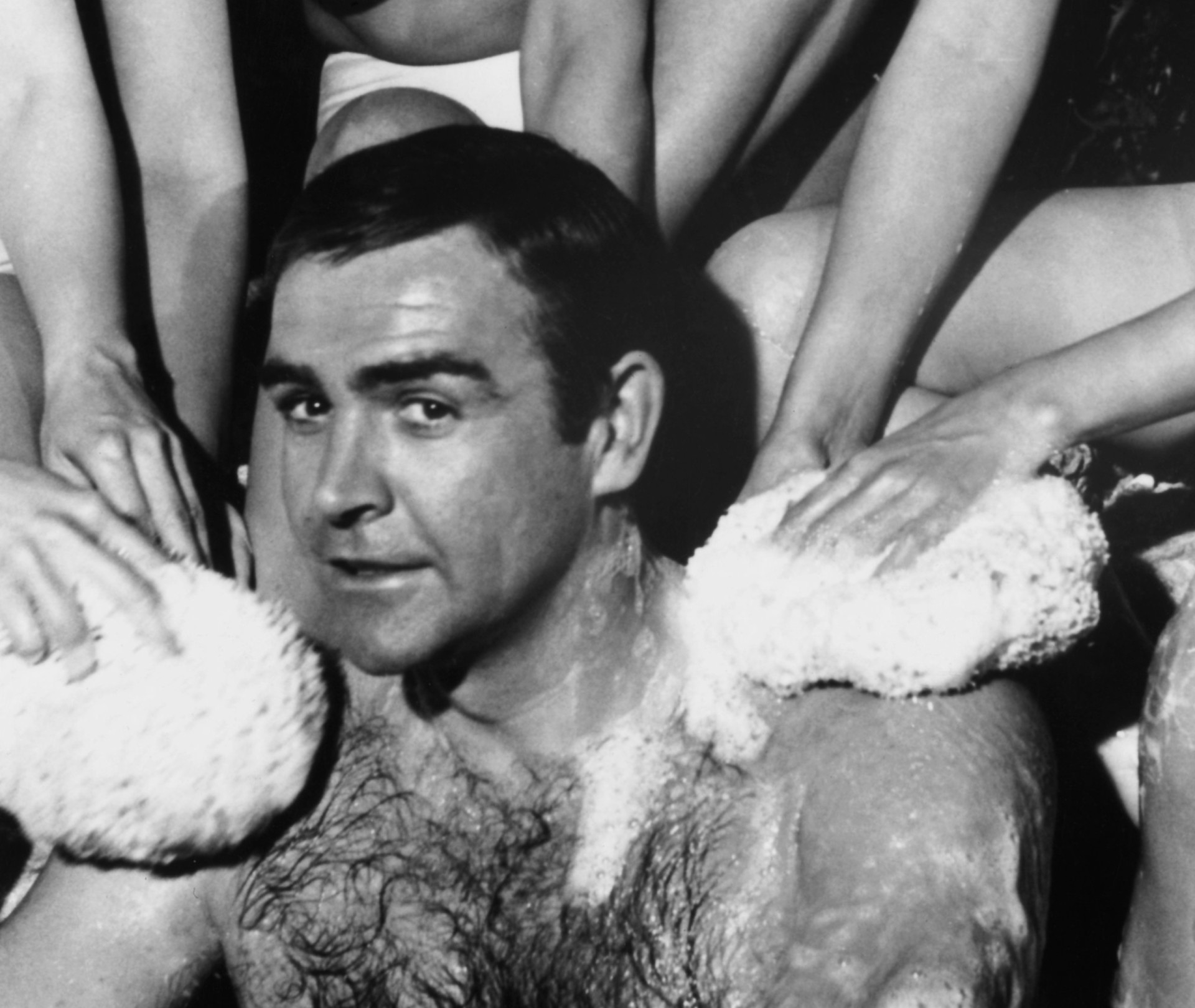 <p>James Bond (Sean Connery) gets a helping hand or two, or three, as he's sponged down slowly in 1967's 'You Only Live Twice.'</p><p>You may also like:<a href="https://www.starsinsider.com/n/384084?utm_source=msn.com&utm_medium=display&utm_campaign=referral_description&utm_content=546036en-en"> Arnold Schwarzenegger's best movies... and his worst!</a></p>