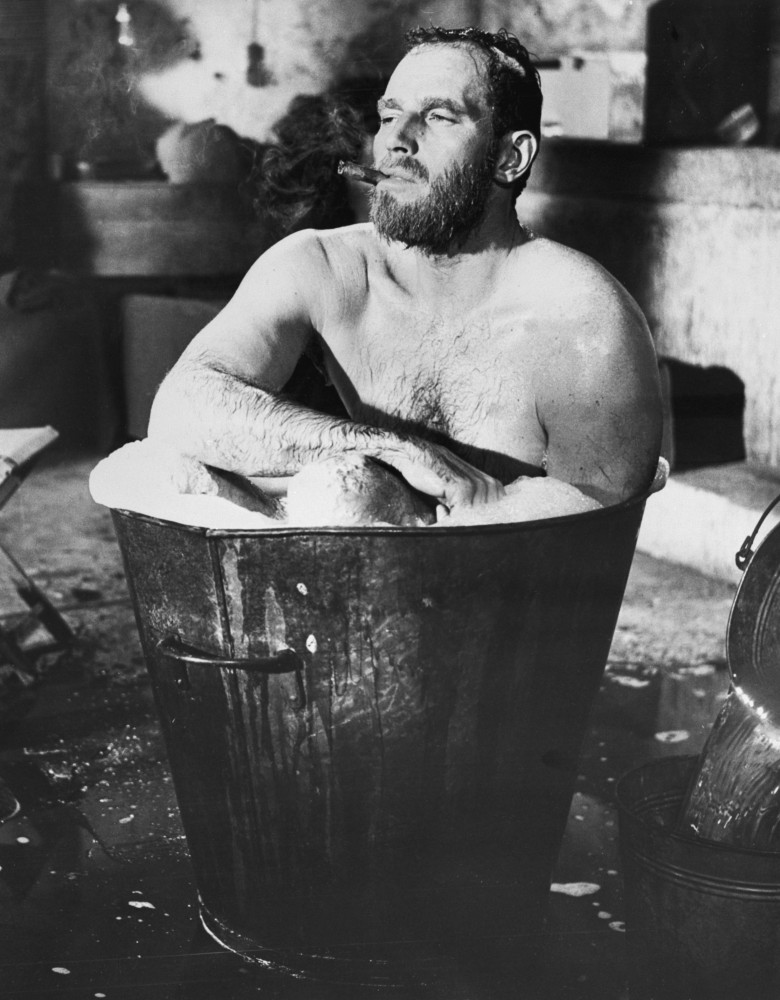 <p>A comedy set in Italy during the Second World War, 'The Pigeon That Took Rome' includes this unusual scene where Charlton Heston's character bathes in a bucket.</p><p><a href="https://www.msn.com/en-us/community/channel/vid-7xx8mnucu55yw63we9va2gwr7uihbxwc68fxqp25x6tg4ftibpra?cvid=94631541bc0f4f89bfd59158d696ad7e">Follow us and access great exclusive content every day</a></p>