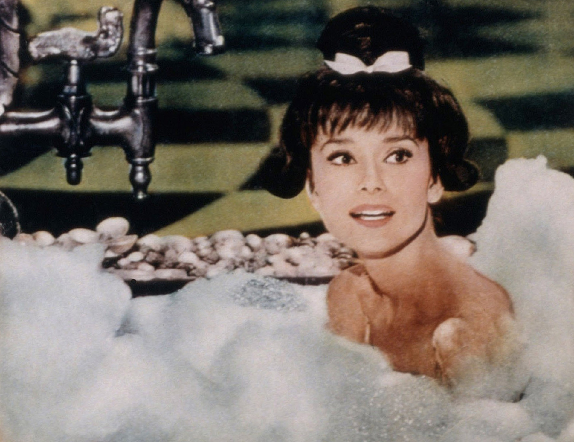<p>Audrey Hepburn cools down in the bathtub in this scene from the romantic comedy 'Paris When It Sizzles.'</p><p><a href="https://www.msn.com/en-us/community/channel/vid-7xx8mnucu55yw63we9va2gwr7uihbxwc68fxqp25x6tg4ftibpra?cvid=94631541bc0f4f89bfd59158d696ad7e">Follow us and access great exclusive content every day</a></p>