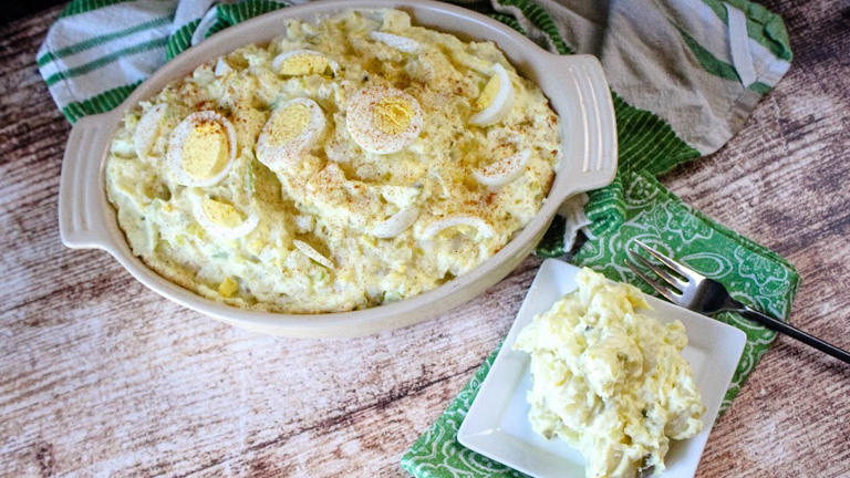 This Old Fashioned Potato Salad Is The Perfect Basic Recipe That Has All The Things That Make