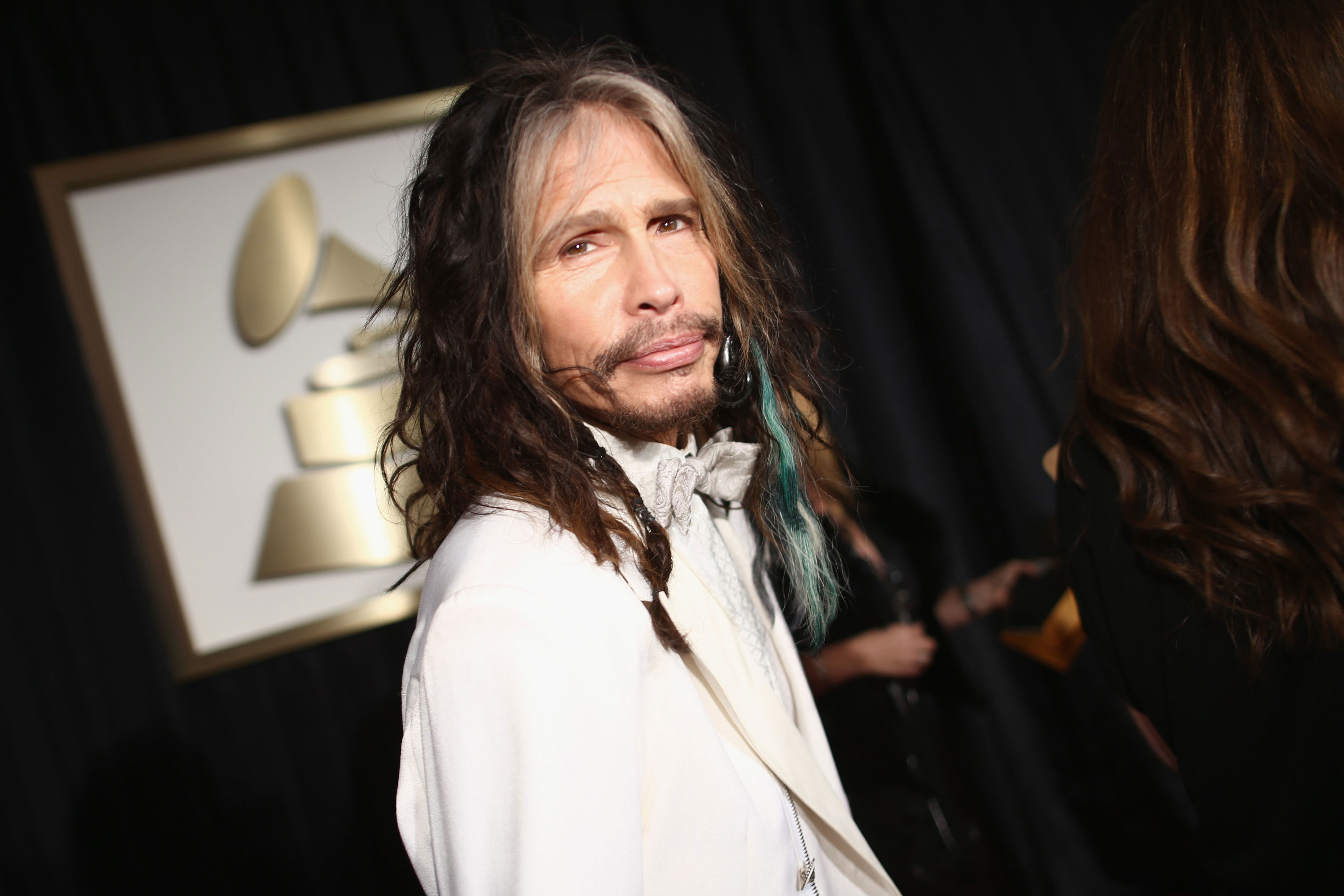 LOS ANGELES, CA - JANUARY 26: Musician Steven Tyler attends the 56th GRAMMY Awards at Staples Center on January 26, 2014 in Los Angeles, California. (Photo by Christopher Polk/Getty Images for NARAS)