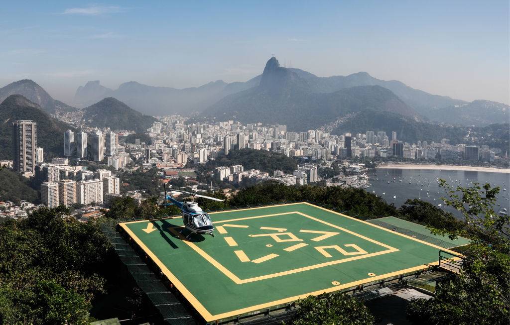 <p>South America's most-visited city is Rio de Janeiro, Brazil with almost two and a half million new visitors every year. The sights most people want to see are usually flooded with tourists, but taking a helicopter tour can give you a private view of this lively city.</p> <p>Here, tourists can get an aerial view of Ipanema Beach, Copacabana, the Maracanã Soccer Stadium, Sugarloaf, and the statue of Christ the Redeemer. Christ the Redeemer is one of the world's most photographed manmade sites and seeing it by helicopter can give riders unique vantage points.</p>