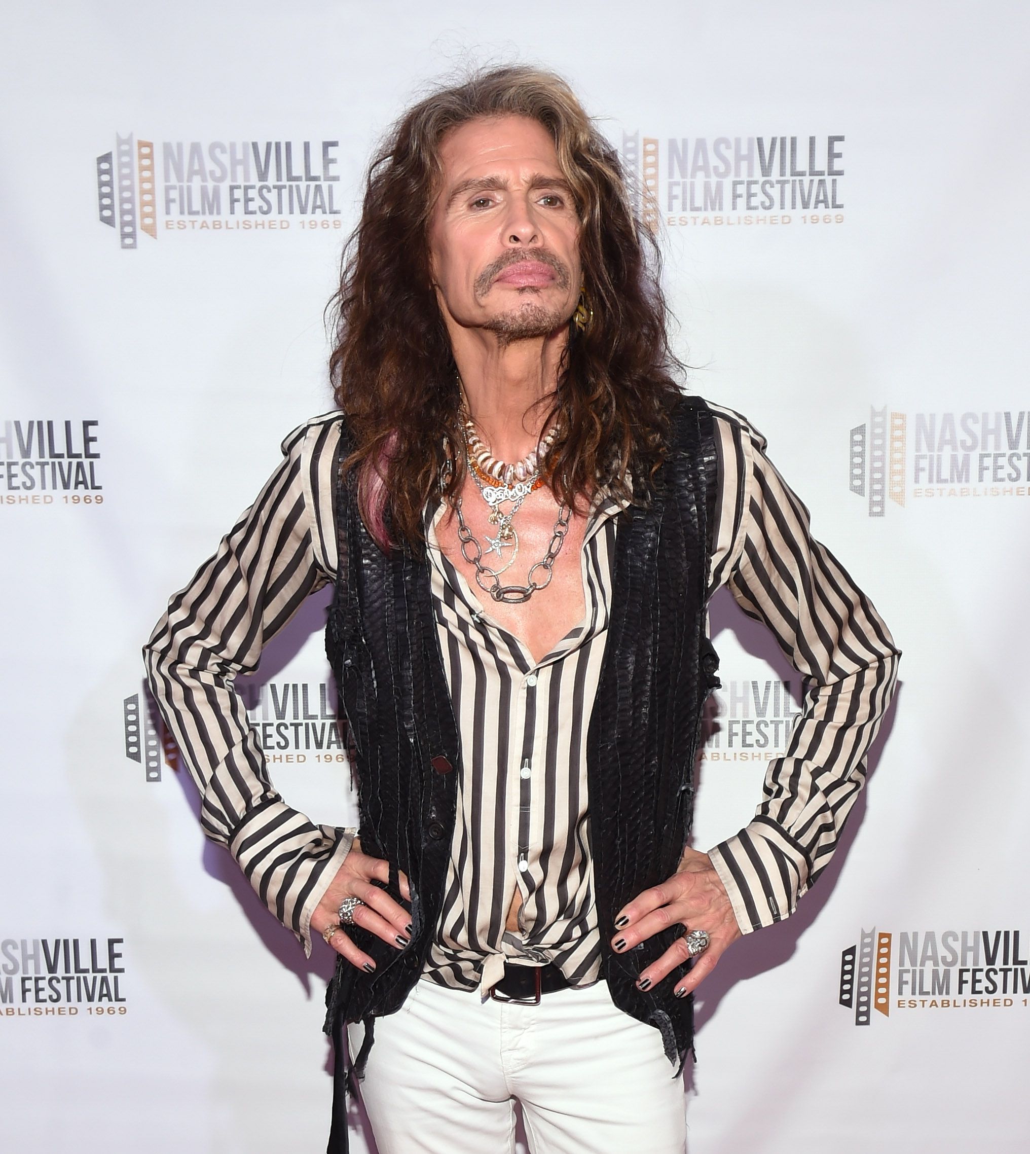 NASHVILLE, TN - MAY 10: Steven Tyler attends the 49th Annual Nashville Film Festival - 'Steven Tyler: Out On A Limb' World Premiere on May 10, 2018 in Nashville, Tennessee. (Photo by Jason Kempin/Getty Images)