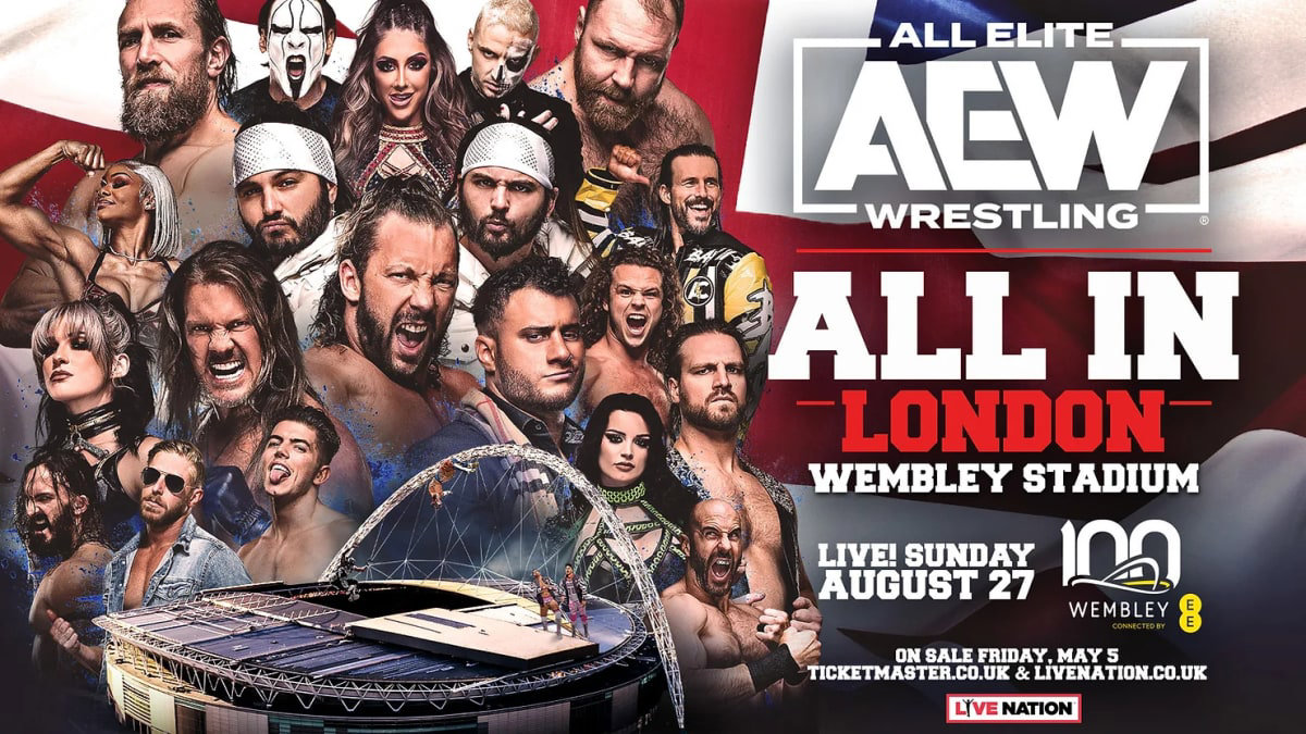 AEW All In Match Card, Start Time, Price of Event, How to Watch, Zero