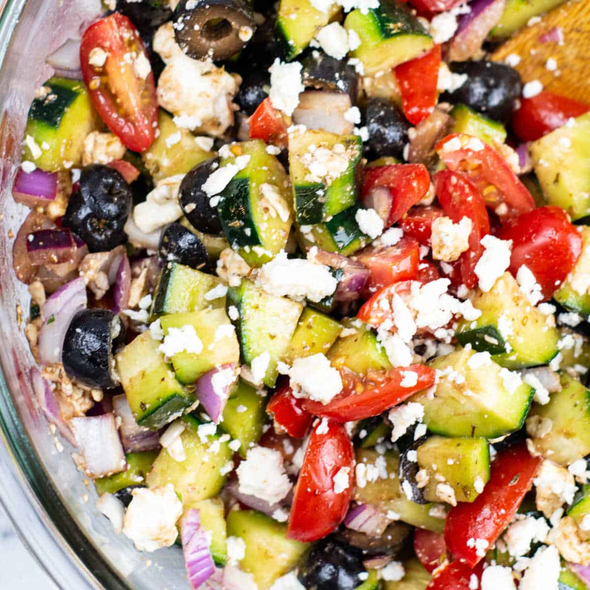 Mediterranean Cucumber Salad