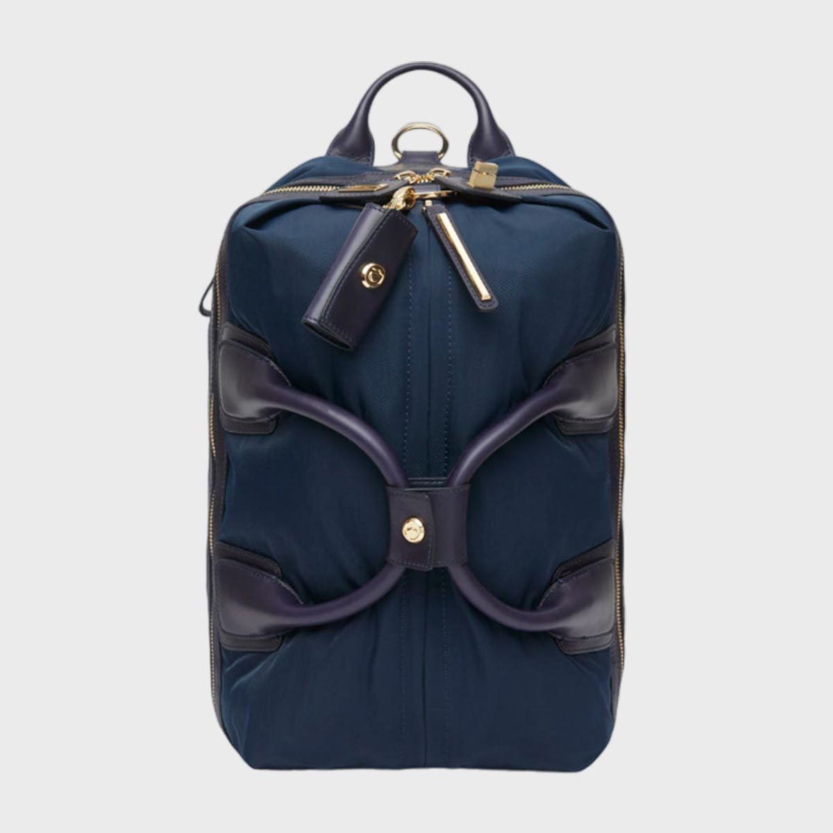 <h3 class="">Caraa Studio Bag</h3> <p>Caraa is loved for its chic convertible bags, and its <a href="https://caraa.co/products/studio-bag-medium-navy" rel="noopener noreferrer">Studio design</a> will be a new favorite travel companion. It earns our best travel backpack spot for its superior versatility, fashionable and luxurious finishes and functional design details. Luxury water-resistant nylon and Italian leather accents are made to last, and a secure turn-lock main compartment, padded zippered back pocket and external easy-to-grab side pocket make <a href="https://www.rd.com/list/packing-tips/" rel="noopener noreferrer">packing</a> a piece of cake. Thoughtful details—like breathing vents in the main compartment, a waterproof and antimicrobial lining and a moisture-wicking mesh back—make this bag worth the splurge. It also comes with a waterproof wet clothes bag and a waterproof shoe pouch.</p> <p>"I LOVE LOVE LOVE this bag. And it never ceases to amaze me. I've had mine for a year and it still looks brand new—despite being used every day," writes Tatiana, a verified reviewer.</p> <p><strong>Pros</strong></p> <ul> <li class="">Three carrying modes</li> <li class="">Moisture-wicking backpack straps</li> <li class="">Anti-slip rubberized crossbody strap</li> <li class="">Dedicated 13-inch laptop pocket</li> <li class="">Available in two sizes and multiple colors</li> </ul> <p><strong>Cons</strong></p> <ul> <li class="">Expensive</li> </ul> <p class="listicle-page__cta-button-shop"><a class="shop-btn" href="https://caraa.co/products/studio-bag-medium-navy">Shop Now</a></p>