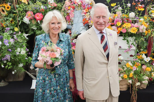 Camilla and Charles at the Sandringham Flower Show. (Image credit: Clarence House/@ClarenceHouse/Twitter)