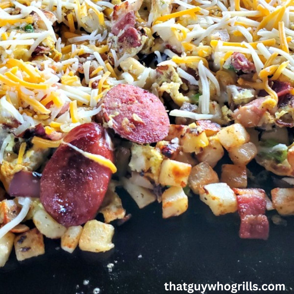Easy Blackstone Griddle Breakfast Hash!