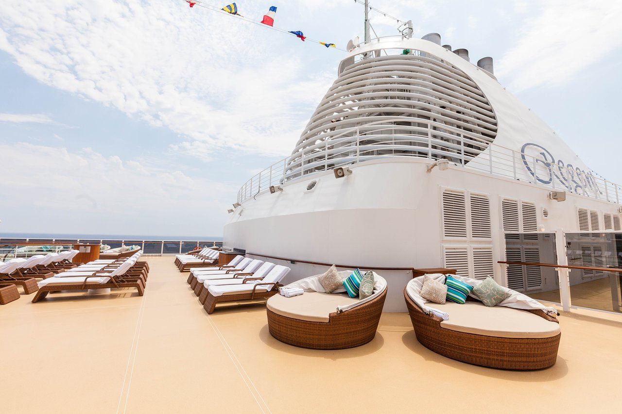 <h3>Regent Seven Seas</h3> <p>Regent's <a href="https://www.tripadvisor.com/Cruise_Review-d15691824-Reviews-Seven_Seas_Explorer" rel="noopener">Seven Seas Explorer</a> is all about luxury, from its all-suite design to its <a href="https://www.rd.com/list/best-all-inclusive-cruises/" rel="noopener noreferrer">all-inclusive fares</a>, which cover airfare, alcoholic and non-alcoholic beverages, restaurants, gratuities, Wi-Fi, laundry and unlimited shore excursions. With only 750 passengers, service is exceptional and personal. Itineraries can be customized to fit your specific interests, whether you want to take a glacier hike, immerse yourself in Alaska's history or eat your way through the state.</p> <p><strong>Pros:</strong></p> <ul> <li>Truly an all-inclusive cruise</li> <li>All-suite accommodations are roomy and plush</li> </ul> <p><strong>Con:</strong></p> <ul> <li>Only one Regent Seven Seas ship sails to Alaska</li> </ul> <p class="listicle-page__cta-button-shop"><a class="shop-btn" href="https://www.tripadvisor.com/Cruise_Review-d15691824-Reviews-Seven_Seas_Explorer">Book Now</a></p>