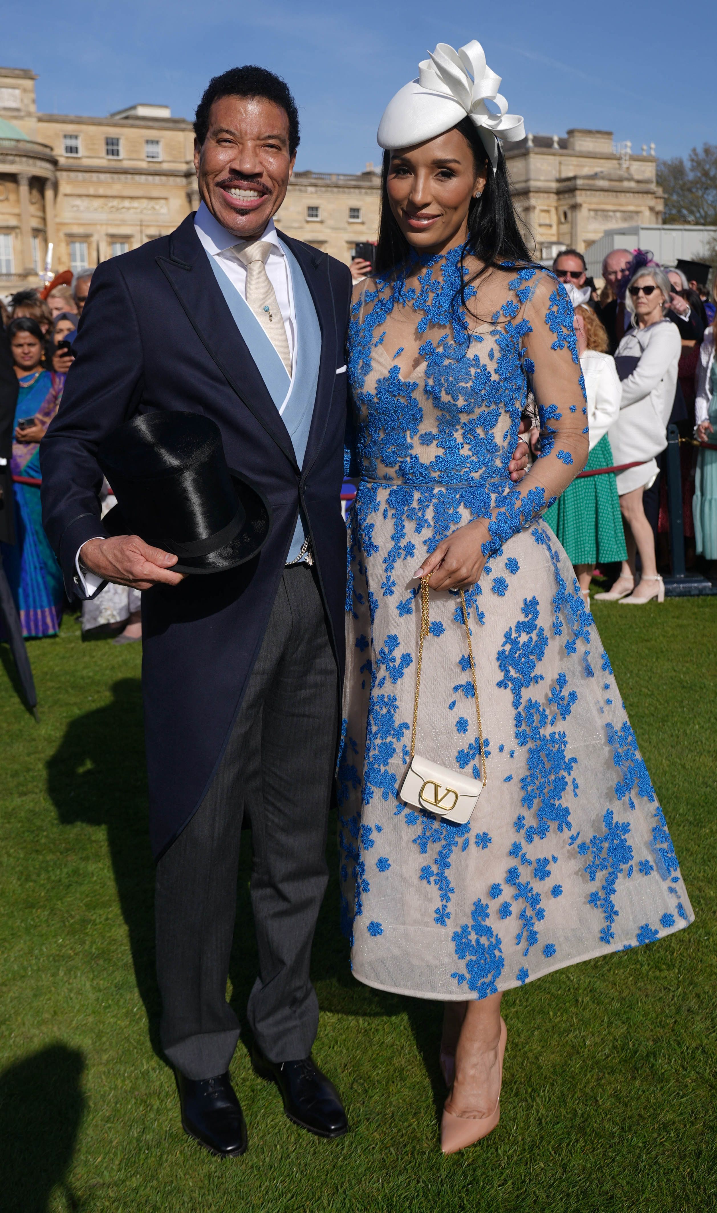 <p>Lionel Richie and girlfriend Lisa Parigi attended a Buckingham Palace garden party in London on May 3, 2023, in celebration of King Charles III's coronation.</p>