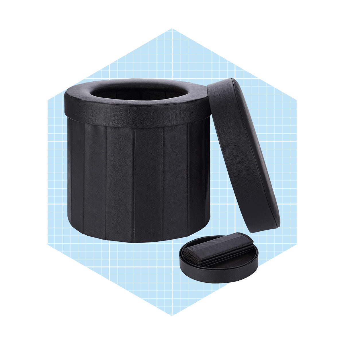 <p>It might not be the first thing that comes to mind, but the <a href="https://www.amazon.com/TRIPTIPS-Portable-Camping-Outdoor-Black-Round-2/dp/B07DZS5XRY" rel="noopener noreferrer">TripTips Portable Toilet</a> is definitely a road trip essential. This lightweight, compact poop shoot is only two inches thick when stored in its handy carrying bag, making it easy to stash in the trunk and carry along into the woods. Simply unfold the toilet, attach a plastic bag and do your business. Lastly, tie up the bag and trash it when you're done.</p> <p class="listicle-page__cta-button-shop"><a class="shop-btn" href="https://www.amazon.com/TRIPTIPS-Portable-Camping-Outdoor-Black-Round-2/dp/B07DZS5XRY">Shop Now</a></p>