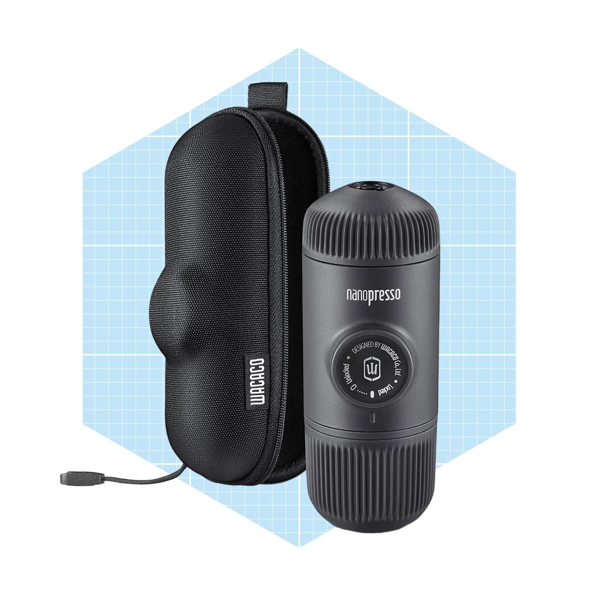 <h3 class="a-size-large a-spacing-none"><span>Wacaco Nanopresso Portable Espresso Maker</span></h3> <p><span>Anyone with access to hot water can make an espresso on the go with the </span><span><a href="https://www.amazon.com/Nanopresso-Portable-Espresso-Protective-Minipresso/dp/B0752XV66X/" rel="noopener">Wacaco Nanopress</a>. </span><span>This compact single-serve espresso machine is about the size of a pint glass and fits perfectly in a backpack. Just add hot water to the grounds and pump it into your cup for a café-worthy brew. Weighing in at just 11.8 ounces with its own carrying case, this tiny espresso machine can fit in your cargo pocket. </span><span>The Nanopresso comes in five color choices, and o</span><span>ver 1,800 five-star Amazon reviewers agree that g</span>ood things come in small packages. Consider it a unique <a href="https://www.familyhandyman.com/list/gifts-for-coffee-lovers/">gift for coffee lovers</a> that they can use just about anywhere.</p> <p><strong>Pros</strong></p> <ul> <li><span>Has a water tank capacity of 2.7 ounces</span></li> <li><span>Weighs just 11.8 ounces and is 6.14 inches long</span></li> <li>Comes with a case</li> <li>Available in five colors</li> </ul> <p><strong>Cons</strong></p> <ul> <li>Doesn't include a mug</li> <li>On the pricier side</li> </ul> <p class="listicle-page__cta-button-shop"><a class="shop-btn" href="https://www.amazon.com/Nanopresso-Portable-Espresso-Protective-Minipresso/dp/B0752XV66X/">Shop Now</a></p>