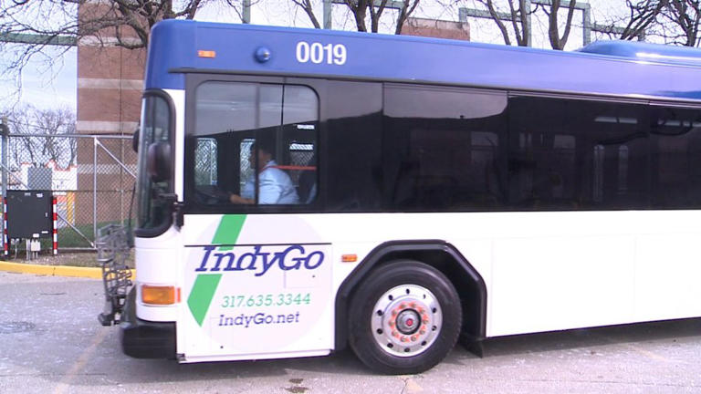 IndyGo Red Line bus caught fire at near northside bus station