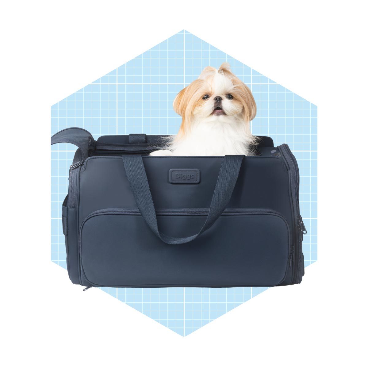<h3>Diggs Passenger Travel Pet Carrier</h3> <p>The <a href="https://www.walmart.com/ip/Passenger-Travel-Pet-Carrier-Navy/510077998?wmlspartner=wlpa&selectedSellerId=101023929" rel="nofollow noopener noreferrer">Diggs Passenger Travel Pet Carrier</a> has a five-star crash test rating, the highest score given by the Center for Pet Safety. This stylish, luxurious pet carrier is optimal for small pets up to 18 pounds. It includes an innovative pet waste cleanup system: Simply attach a Diggs pee pad to the included bed, and swap it out for a clean one if it becomes soiled during your trip.</p> <p>Custom buckles and seat belt clips strap your pet safely in place for your road trip. An interior tether keeps them inside the carrier—even when temporarily open—by simply clipping it to the <a href="https://www.familyhandyman.com/article/blue-9-balance-harness/" rel="noopener noreferrer">dog's harness</a>. It also fits most airline size standards should you take your little guy along for a plane ride.</p> <p><strong>Pros</strong></p> <ul> <li>Ideal for dogs (and cats!) up to 18 pounds</li> <li>Crash-tested five-star rating</li> <li>Luxury style bag</li> <li>Unique pet waste system</li> <li>30-day return policy</li> </ul> <p><strong>Cons</strong></p> <ul> <li>You'll pay a little more (but in return receive safety, style and added features)</li> </ul> <p class="listicle-page__cta-button-shop"><a class="shop-btn" href="https://www.walmart.com/ip/Passenger-Travel-Pet-Carrier-Navy/510077998?wmlspartner=wlpa&selectedSellerId=101023929">Shop Now</a></p>