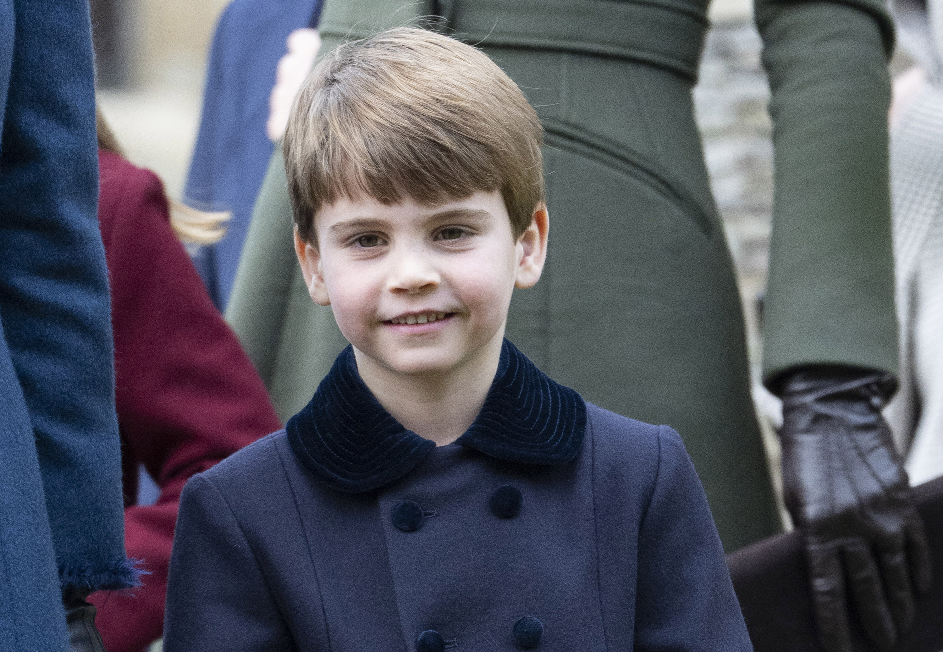 <p>For the first time ever, Prince Louis joined his parents and siblings for the Christmas services at St. Mary Magdalene Church at King Charles III's Sandringham estate in Norfolk, England, on Dec. 25, 2022.</p>