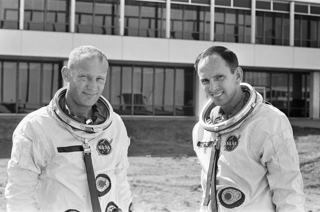 <p>In 1966, Buzz Aldrin and fellow astronaut Jim Lovell were assigned to the Gemini 12 crew. Then, during their November 11 to November 15 space flight, Aldrin completed a 5-hour spacewalk, the longest that had ever been done at the time. </p> <p>During that time, he used his knowledge about rendezvousing space shuttles to manually recalculate all of the docking maneuvers on the ship after the on-board radar had failed. Luckily for the astronauts, everything went smoothly.</p>