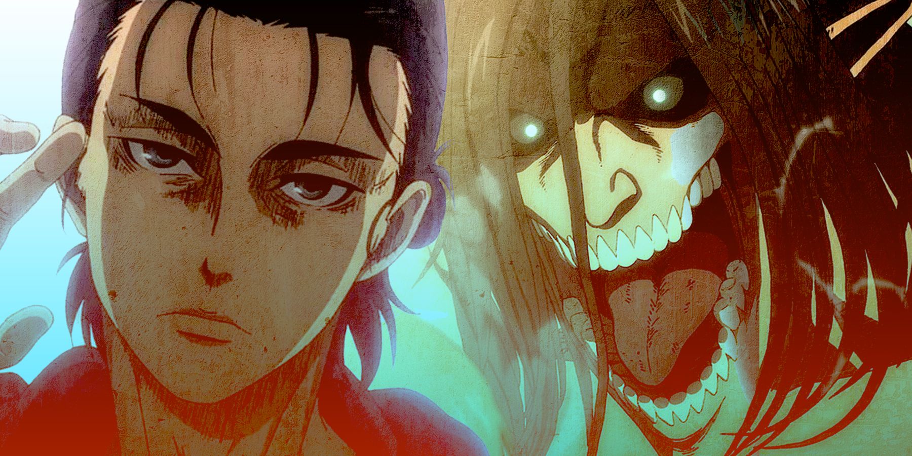 eren yeager and titan