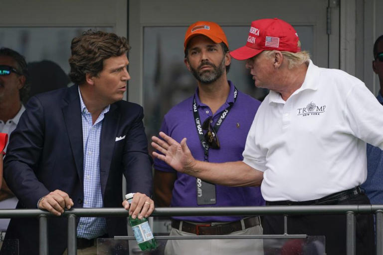 Trump ‘shocked’ to hear of Tucker Carlson’s departure from Fox News