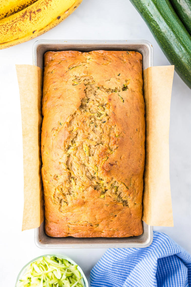 Easy Zucchini Banana Bread