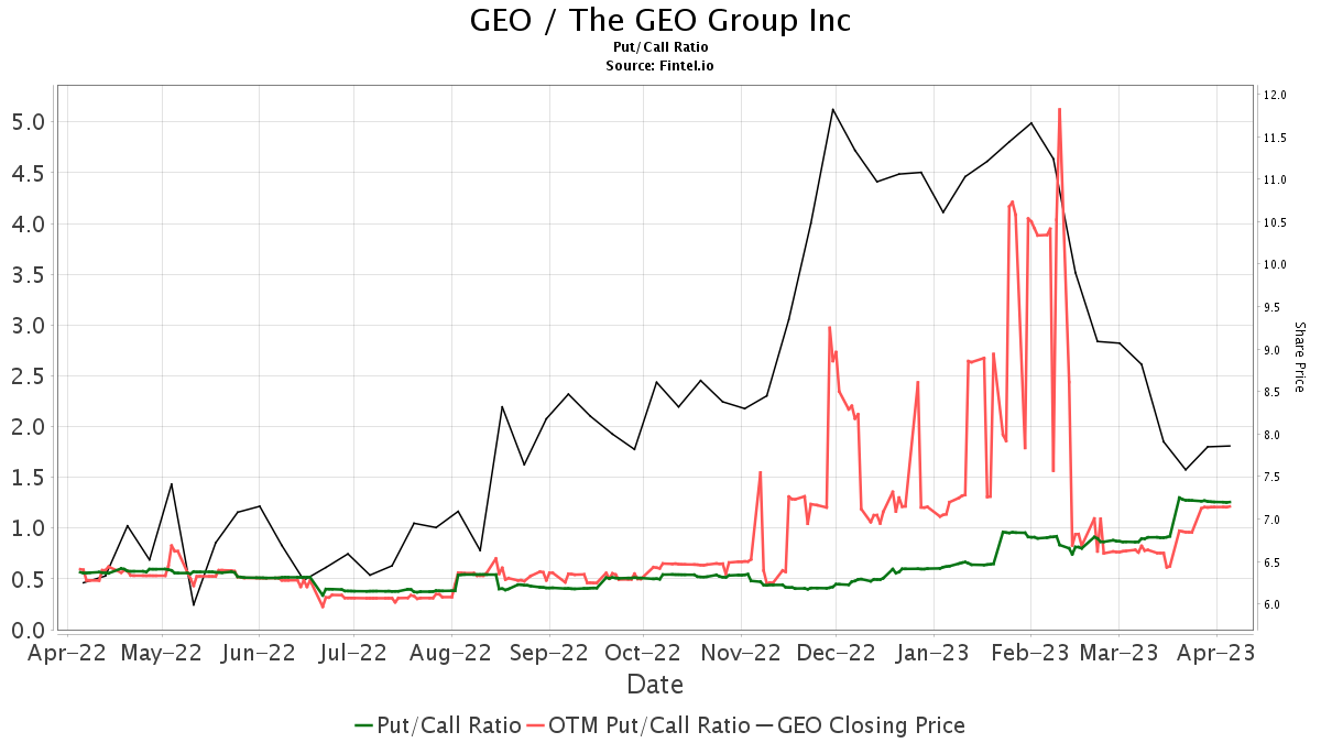 The GEO Group Inc GEO visual data 6