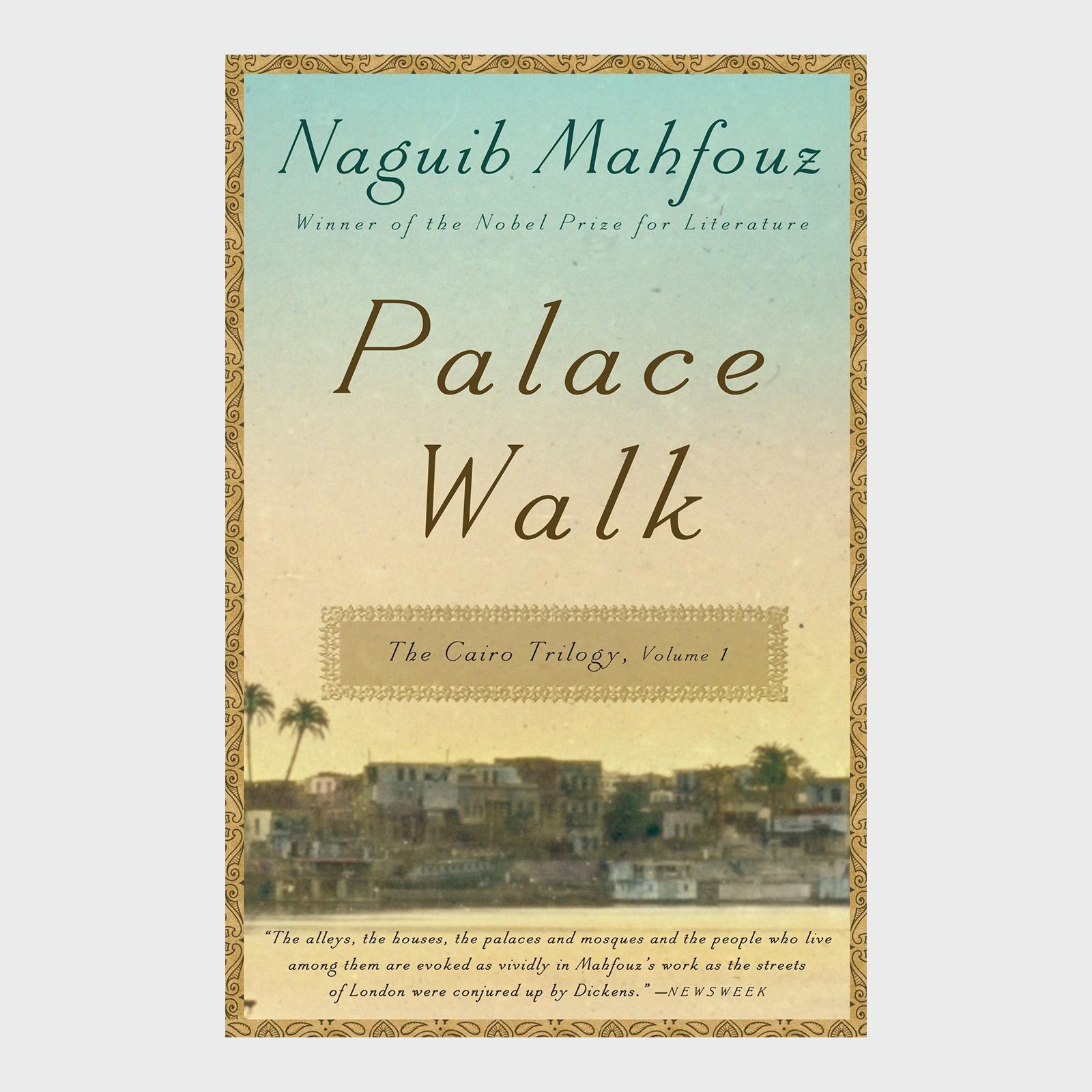 <h3><em>Palace</em> <em>Walk </em>by Naguib Mahfouz</h3> <p><strong>Setting:</strong> Cairo, Egypt</p> <p>Nobel Prize–winning author Naguib Mahfouz's 2011 start to his Cairo Trilogy, <em><a href="https://www.amazon.com/Palace-Walk-Cairo-Trilogy-1/dp/0307947106" rel="noopener noreferrer">Palace Walk</a></em>, places readers in the middle of 20th-century Egypt. They're swept into the drama of a middle-class family with struggles and tensions that mirror the greater turbulence of Egypt under the thumb of British rule. The father, al-Sayyid Ahmad Abd al-Jawad, rules his house with an iron fist. A vivid exploration of complex Cairo, plus reflections on how each family member deals with the controlling household and government, makes this a moving <a href="https://www.rd.com/list/historical-fiction-books/" rel="noopener noreferrer">historical fiction</a> work that is also one of the great travel books about northern Africa.</p> <p class="listicle-page__cta-button-shop"><a class="shop-btn" href="https://www.amazon.com/Palace-Walk-Cairo-Trilogy-1/dp/0307947106">Shop Now</a></p>
