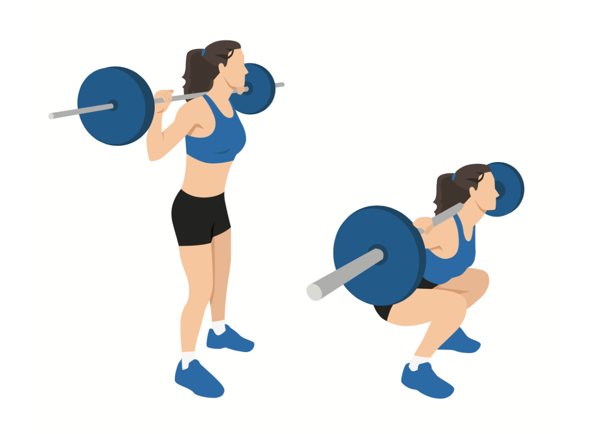 <p>"Adding a tempo element to your squats simply means performing each part of the movement for a set amount of time, but it makes a difference," says McNulty. "Typically, you'll perform the lowering (eccentric) portion of the exercise for a longer period, keeping your muscles engaged for longer."</p><p>To begin, stand in a squat rack in front of a loaded barbell racked at about collarbone height, then grip the barbell and situate yourself so the weight rests on top of your upper back. Lift the barbell off the rack and take a few steps forward, then stand with your feet hip-width apart or slightly wider and your toes pointed slightly outward. Bend your knees, and shift your hips back to lower down into the squat. Once your thighs are parallel to the floor, stand back up to the starting position and repeat.</p><p>For a typical tempo squat, McNulty suggests trying a 4-0-1 format—four seconds on the way down, no pause at the bottom, then one second on the way up. Maintain good form and posture just as you would with a regular squat. Aim for four sets of eight to 12 reps, depending on how heavy you go with the weight.</p><p><strong><em>Read the original article on <a rel="noopener noreferrer external nofollow" href="https://www.eatthis.com/strength-exercises-for-saggy-skin/?utm_source=msn&utm_medium=feed&utm_campaign=msn-feed">Eat This, Not That!</a></em></strong></p>