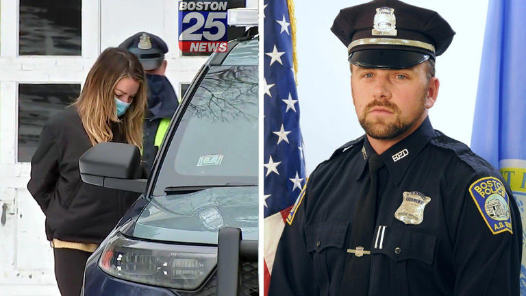 Karen Read, 41, of Mansfield, Mass., is charged with manslaughter in the Saturday, Jan. 29, 2022, death of Boston police Officer John O’Keefe. O'Keefe, 46, was off duty at the time of his death.