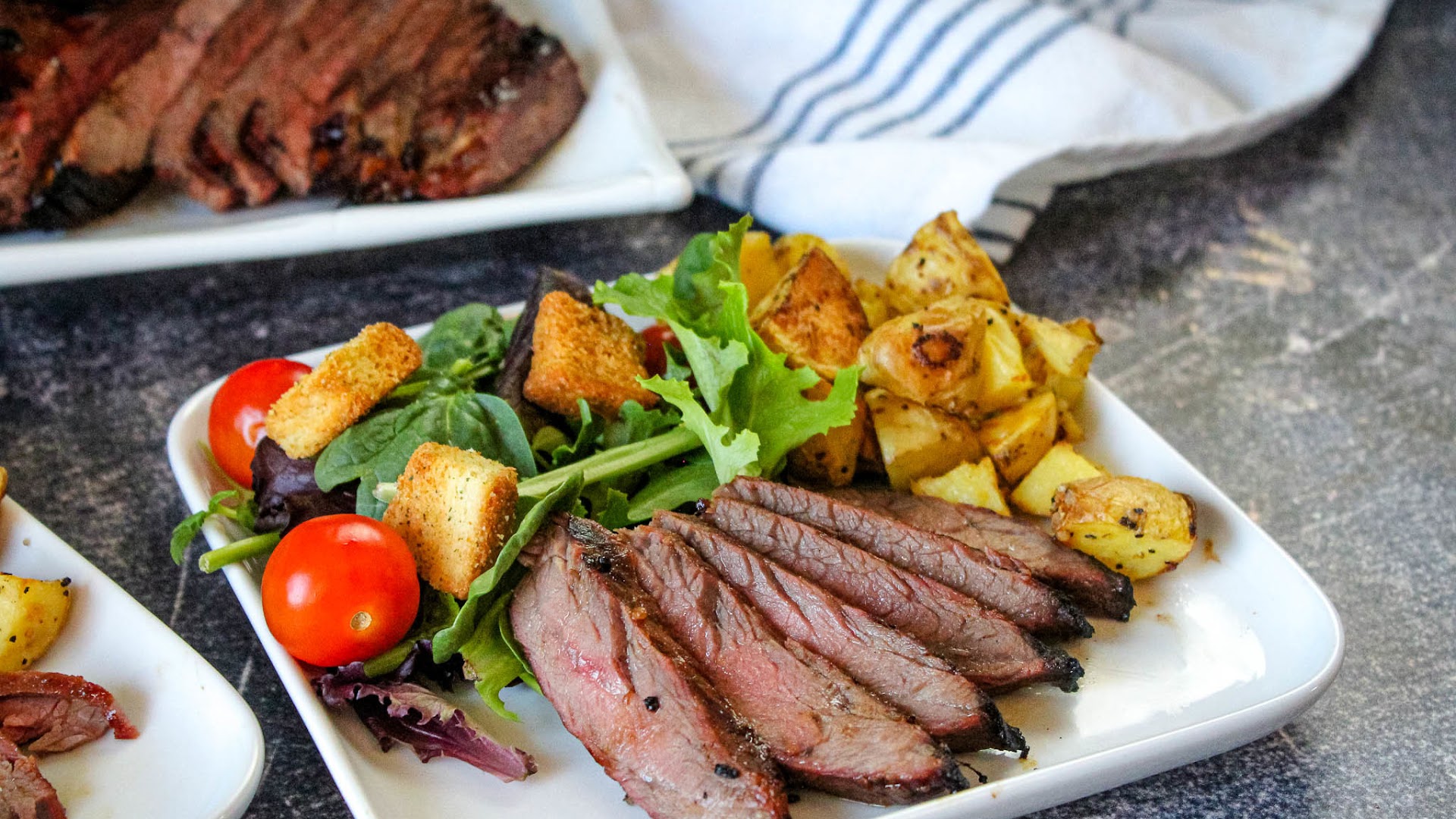 Flank steaks are a fairly inexpensive cut of meat which is great for ...