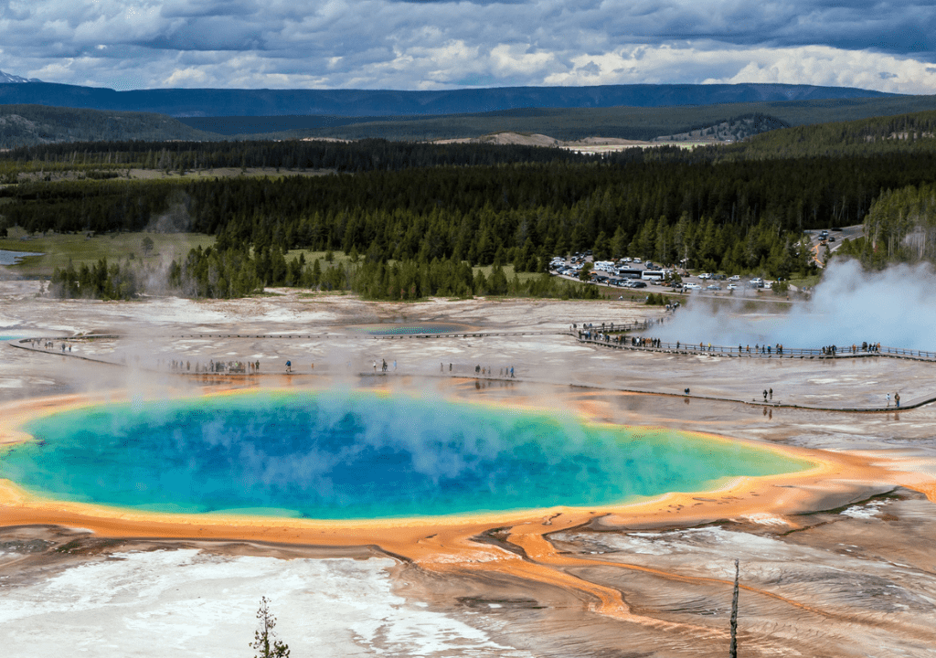 <p>Yellowstone is one of the most famous National Parks in the United States. It covers almost 3,500 square meters of land, most of which is in Wyoming. If your passions include nature and hiking, Yellowstone is a great fit.</p> <p>Hot springs, geysers, and canyons are some of the landscapes that make Yellowstone National Park so famous. You’ll also want to keep your eyes peeled for antelope, bison, elk, and more.</p> <p>The best time of year to visit Yellowstone National Park is in the summer. Not only will you get to enjoy ideal weather, but the park rangers limit access to certain parts of Yellowstone at other times of the year.</p>