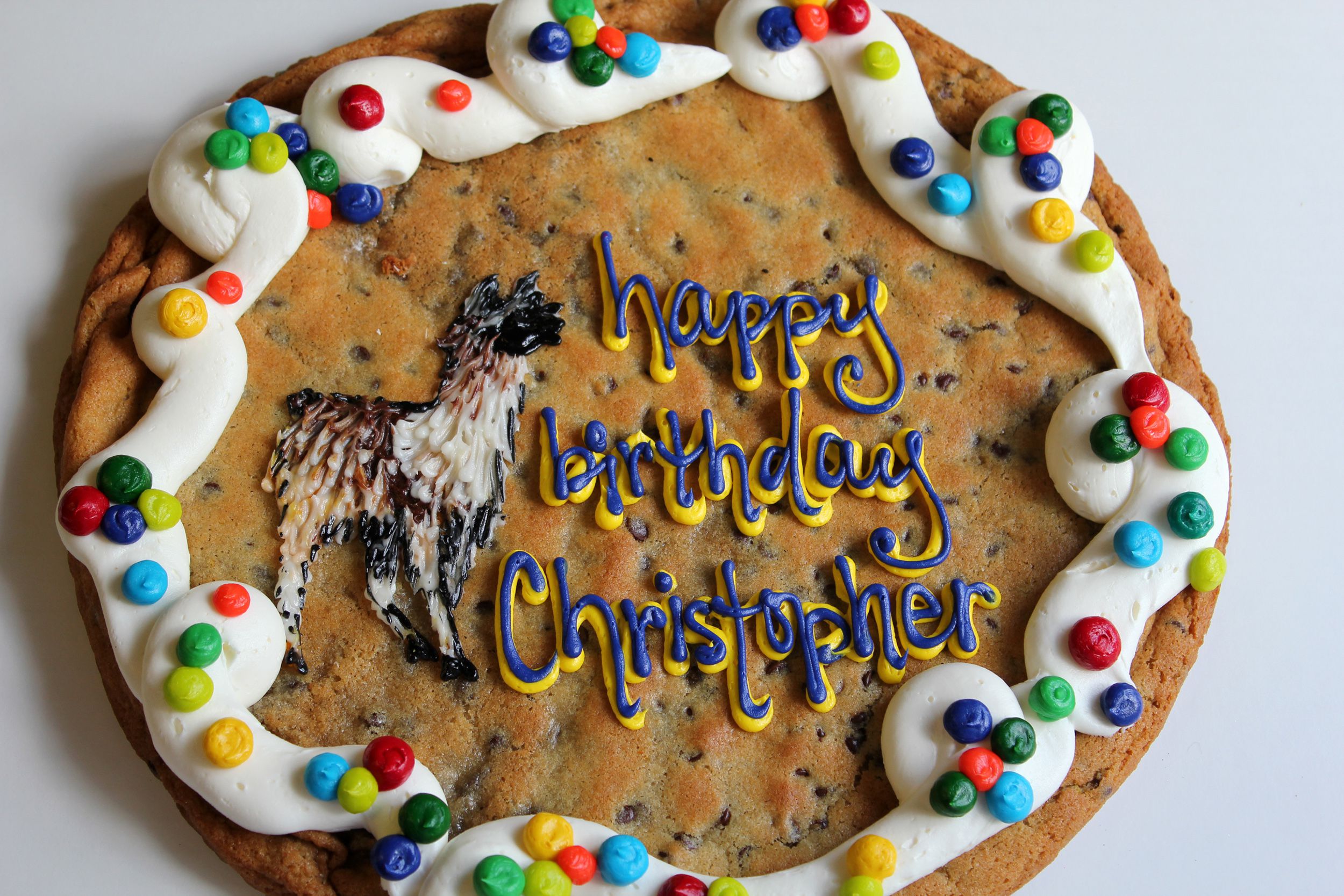 <p>Cookie cakes — really just giant, communal cookies — are fun for celebrations and make a big impression using the same inexpensive ingredients and without being much more complicated than a batch of traditional cookies. A specialized pan is required to pull off a cookie shape, though.</p>  <p><b>Recipe:</b> <a href="https://www.popsugar.com/food/Chocolate-Chip-Cookie-Cake-Recipe-30969850">PopSugar</a></p>  <p><a href="https://blog.cheapism.com/simple-delicious-chocolate-cake-recipes/">17 Scrumptious Cake Recipes for Chocoholics</a></p>