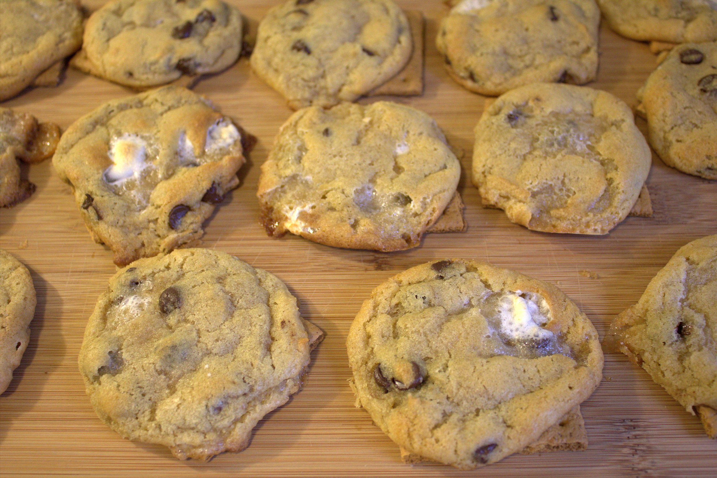 <p>These indulgent cookies are an ooey, gooey twist on two family favorites. Incorporating <a href="https://blog.cheapism.com/creative-smores-recipes-14179/">toasted marshmallow s'mores</a> into soft cookies is surprisingly simple and especially fitting for summer, the season for cooking s'mores over a campfire. When there's no camping trip on the calendar, a batch of s'mores cookies can be ready in less than three hours.</p><p><b>Recipe:</b> <a href="https://sallysbakingaddiction.com/toasted-smore-chocolate-chip-cookies/">Sally's Baking Addiction</a></p> <p><b>For more great recipes and kitchen tips,</b> <a href="https://cheapism.us14.list-manage.com/subscribe?u=de966e79b38e1d833d5781074&id=c14db36dd0">please sign up for our free newsletters</a>.</p>