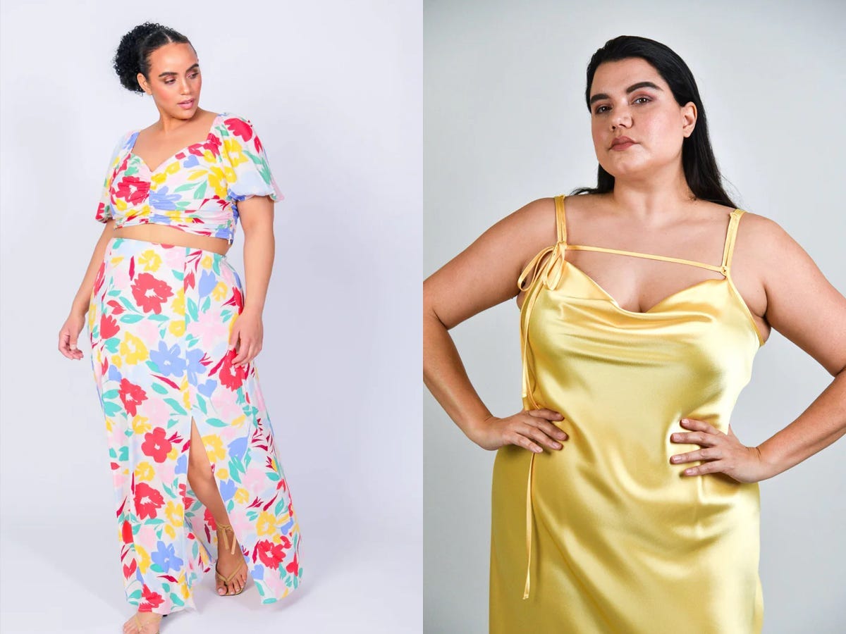 <p><strong><a href="https://www.insyze.com/" rel="noopener">Shop all clothing at Insyze</a></strong></p><p><strong>Size range:</strong> 10 to 40</p><p>Insyze is a plus-size online marketplace that Eves said "makes it easy for plus-size shoppers to shop with ethical and sustainable brands." The retailer provides a comprehensive sustainability profile on each brand it sells and has storefronts specifically for <a href="https://www.insyze.com/browse/womens-looks/sustainable/" rel="noopener">sustainable</a> and <a href="https://www.insyze.com/browse/womens-looks/plus-size-designer-clothing/" rel="noopener">designer</a> clothing. You can shop several of the other brands in this guide, like Sante Grace and Baacal right from Insyze. It's a great place to discover new plus-size brands, especially since shipping is free on orders over $100 and returns are completely free within 14 days (you can choose between a full cash return or a 110% store credit). </p>