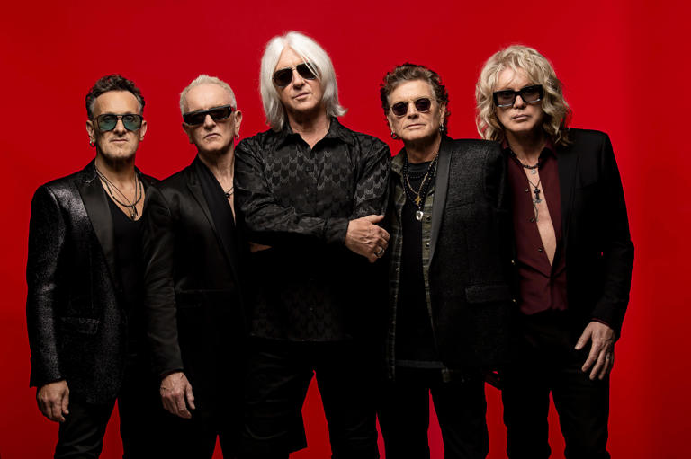 Def Leppard's Vivian Campbell (from left), Phil Collen, Joe Elliott, Rick Allen and Rick Savage, will hit the U.S. in August for six stadium shows with Motley Crue and Alice Cooper.