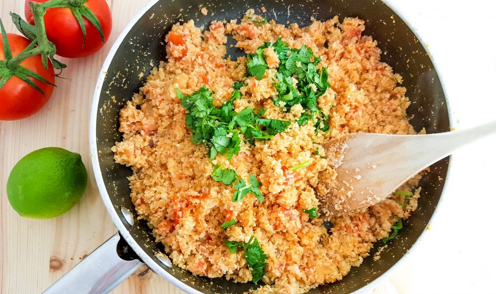 Low Carb And KETO Cauliflower Spanish Rice Recipe