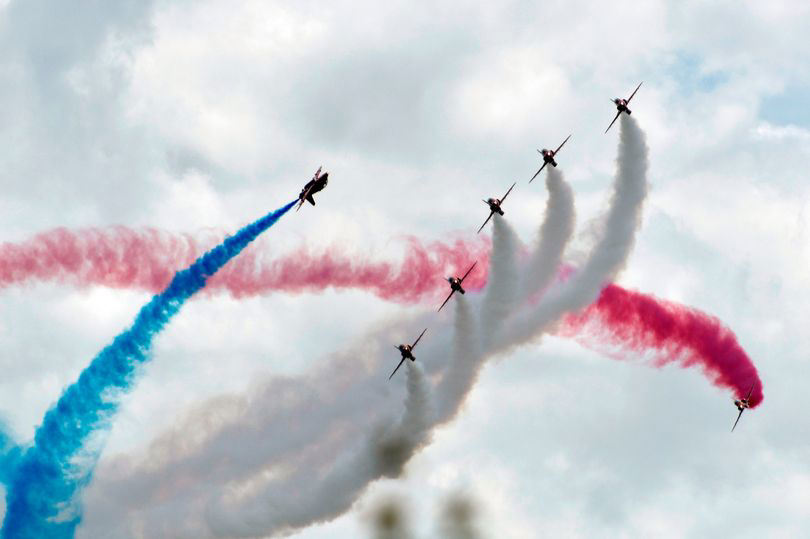 Folkestone Air Display 2023 Exact times Red Arrows will flypast