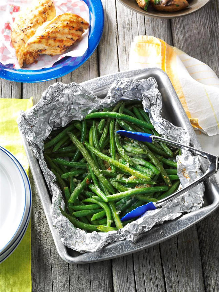 Grilled Green Beans