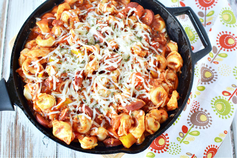 Sausage Tortellini Skillet Recipe