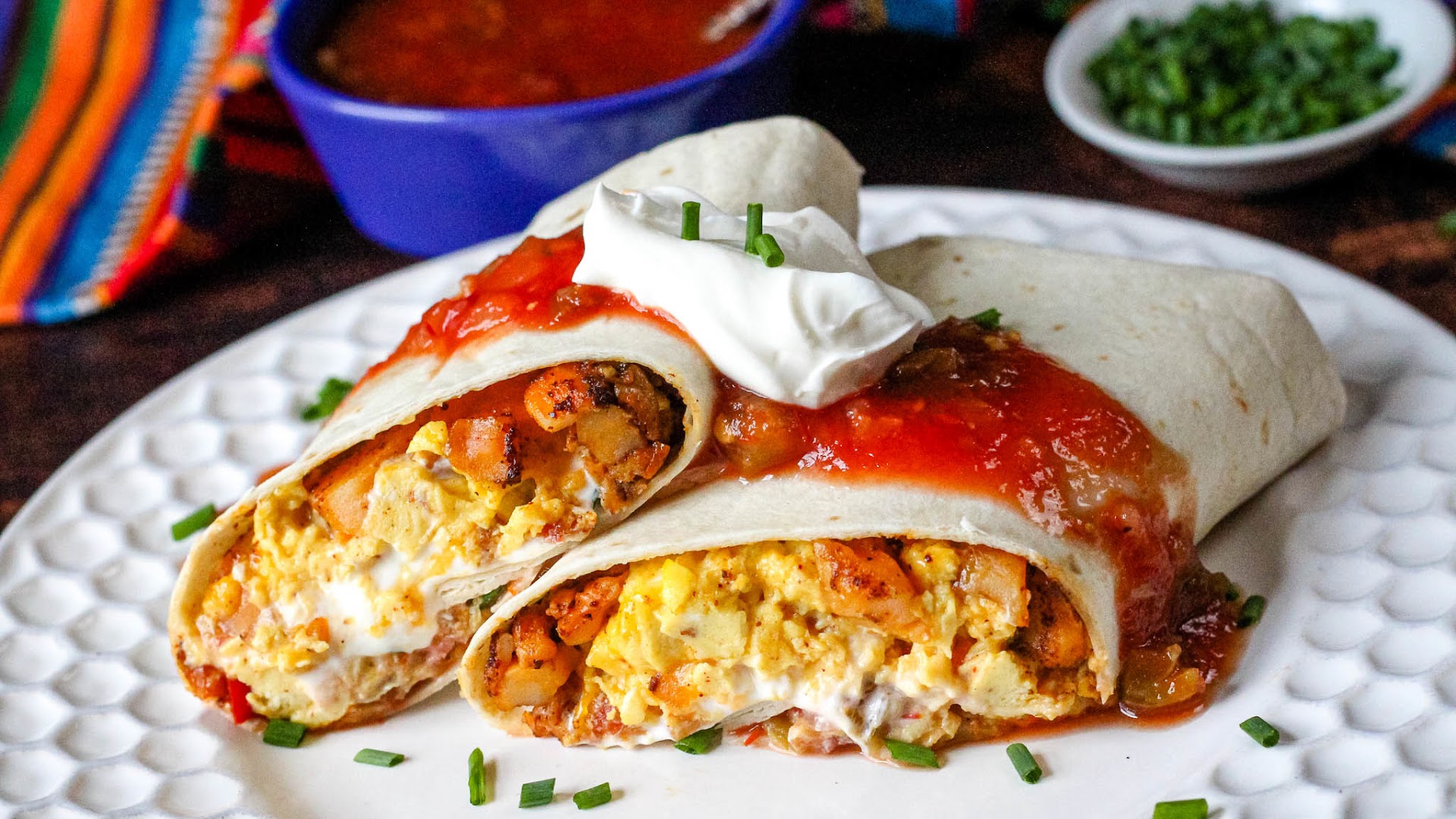 These Loaded Breakfast Burritos Are Hearty And Full Of So Much Flavor