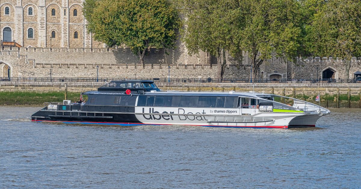 <p> Travel to some of London’s most famous landmarks along the Thames River by hopping aboard Uber Boat by Thames Clippers. </p> <p> The boat stops at 24 piers along the Thames River and riders can hop on and hop off wherever they want, seven days a week. You can also get stellar views of the famed Tower Bridge, London Bridge, and more.  </p>