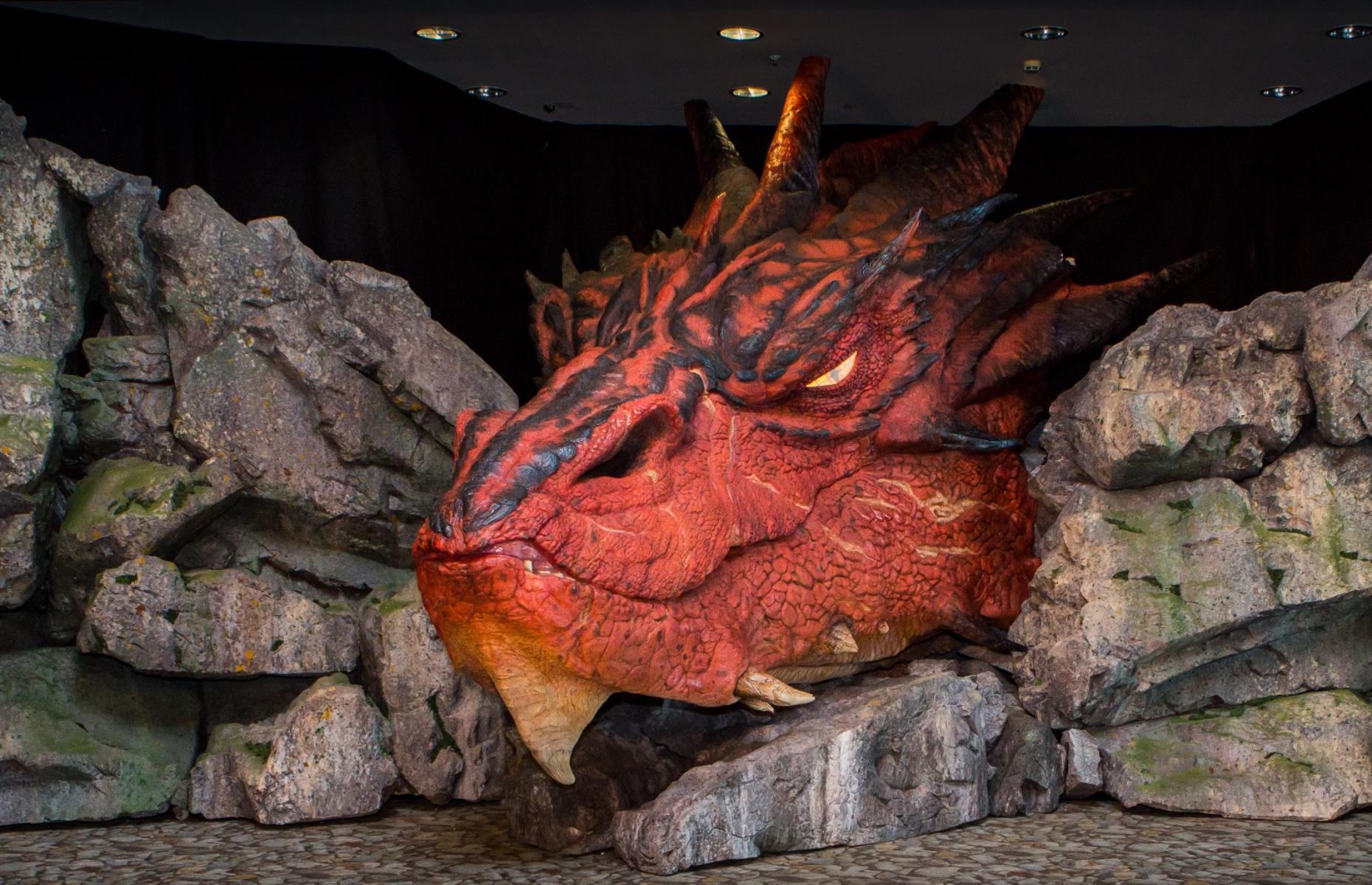 <p>Enter Wellington’s main international terminal and you’ll be greeted by a fearsome dragon. An enormous model of Smaug the Magnificent from local film director Peter Jackson's <em>The Hobbit </em>series is hidden away in a rocky facade, keeping a beady eye on passengers as they check in.</p>  <p><strong><a href="http://www.loveexploring.com/galleries/75150/the-strangest-things-youll-find-in-airports">Discover even m</a><a href="https://www.loveexploring.com/galleries/75150/the-strangest-things-youll-find-in-airports">ore unusual things you'll find in airports</a></strong></p>
